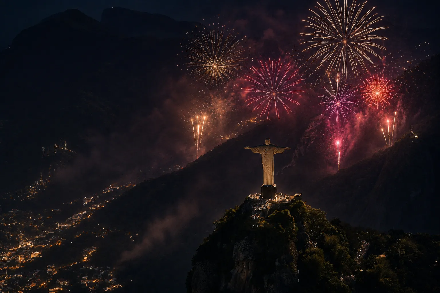 rio-night-fires Año nuevo en Rio de Janeiro - Image 1